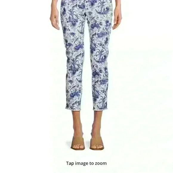 Ladies Tyler Boe orange cotton stretch pants.  NWT. Size 8. Perfect condition - Picture 2 of 8